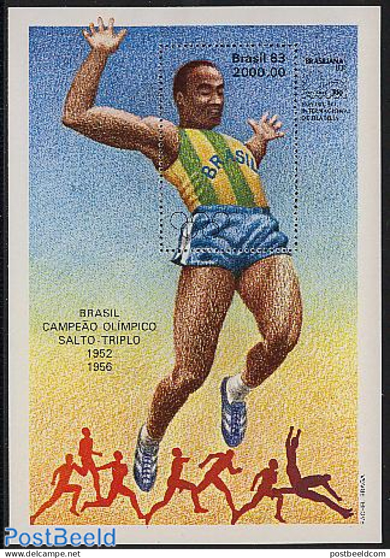 Brazil 1983 Da Silva S/s, Mint NH, Sport - Athletics - Olympic Games - Sport (other And Mixed) - Neufs