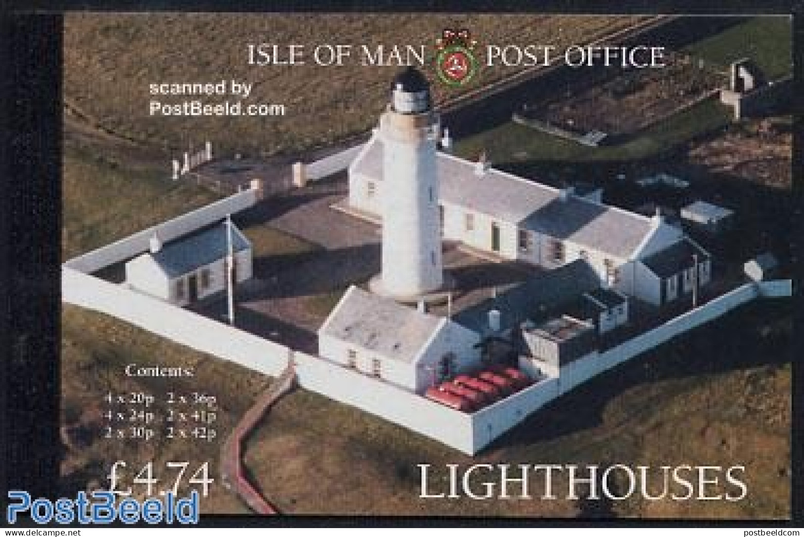 Isle Of Man 1996 Lighthouses Booklet, Mint NH, Various - Stamp Booklets - Lighthouses & Safety At Sea - Non Classificati