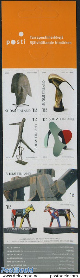 Finland 2010 Art 6v In Booklet S-a, Mint NH, Art - Sculpture - Unused Stamps