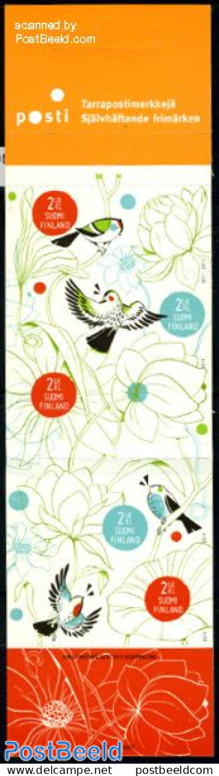 Finland 2011 Spring 5v S-a In Booklet, Mint NH, Nature - Birds - Stamp Booklets - Ungebraucht