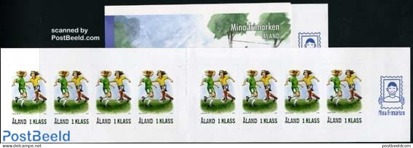 Aland 2007 Girls Football Booklet (s-a), Mint NH, Sport - Football - Stamp Booklets - Non Classificati