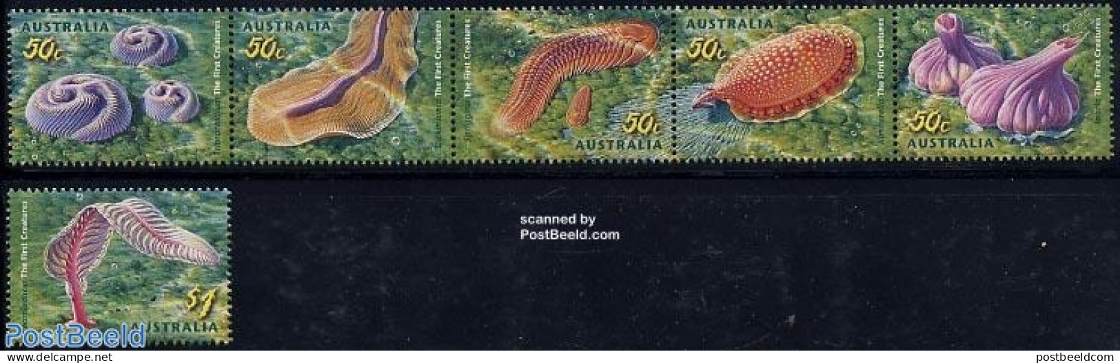 Australia 2005 Creatures Of The Slime 6v (1v+[::::]), Mint NH, Nature - Animals (others & Mixed) - Ungebraucht