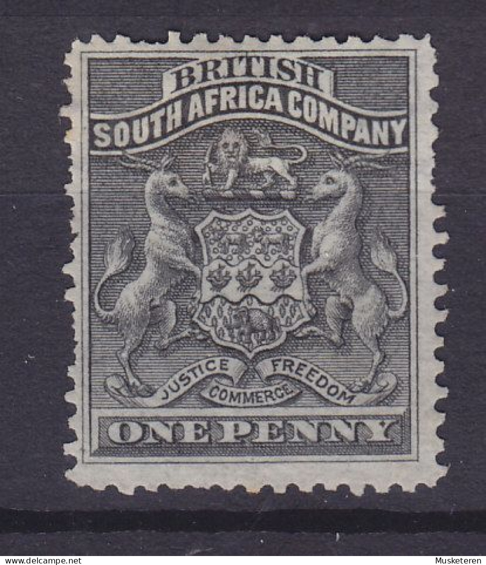 British South Africa Company 1892 Mi. 1, 1 Penny Wappen (Weisse Nominale), MNG(*) (2 Scans) - Non Classificati