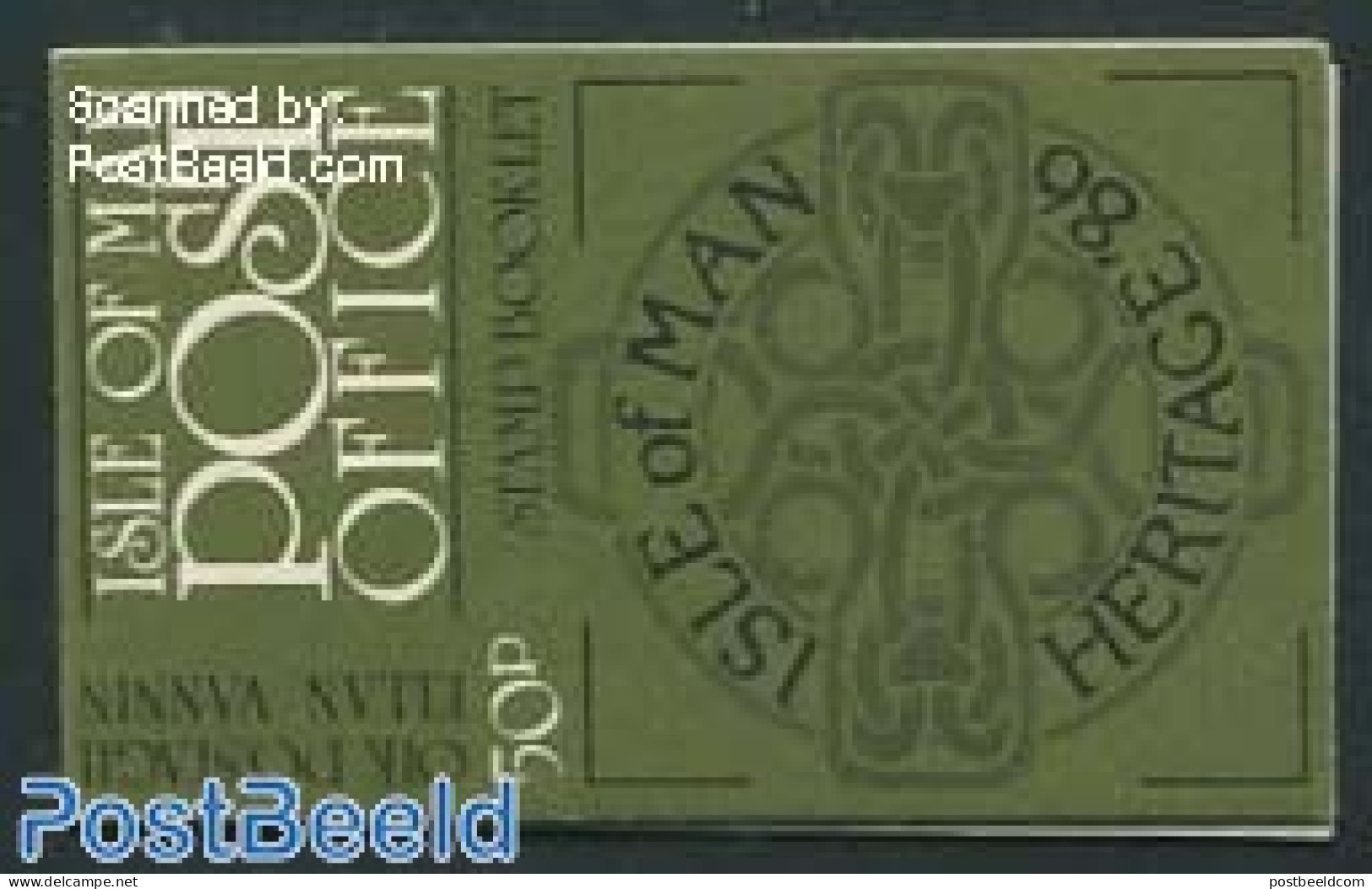Isle Of Man 1986 Definitives Booklet (50p), Mint NH, History - Nature - Coat Of Arms - Birds - Stamp Booklets - Non Classificati