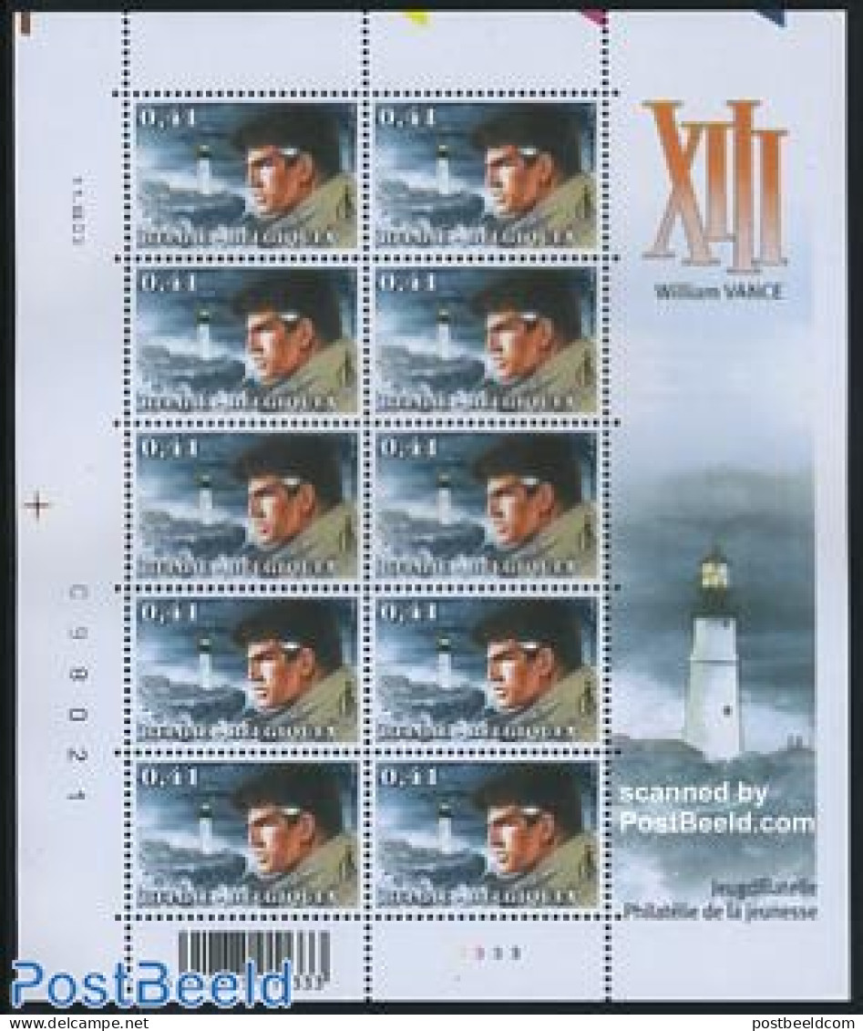 Belgium 2004 William Vance M/s (with 10 Stamps), Mint NH, Various - Lighthouses & Safety At Sea - Art - Authors - Comi.. - Ongebruikt