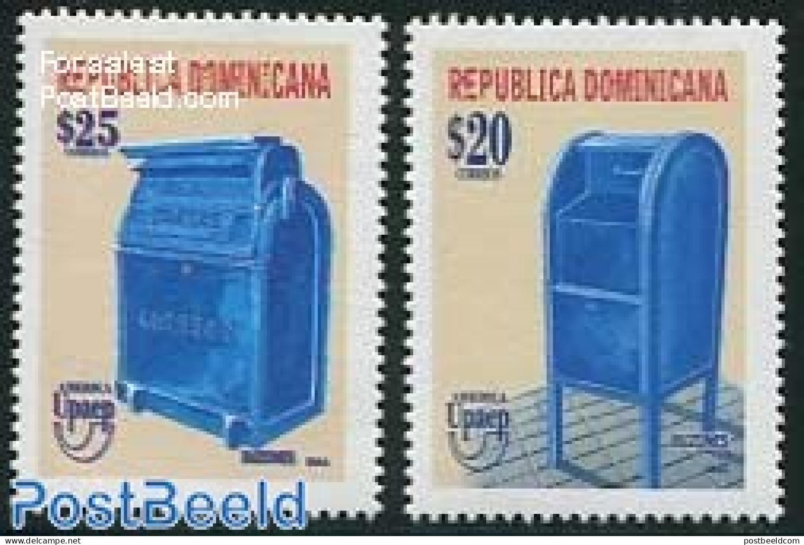 Dominican Republic 2011 UPAEP, Mail Boxes 2v, Mint NH, Mail Boxes - Post - U.P.A.E. - Posta