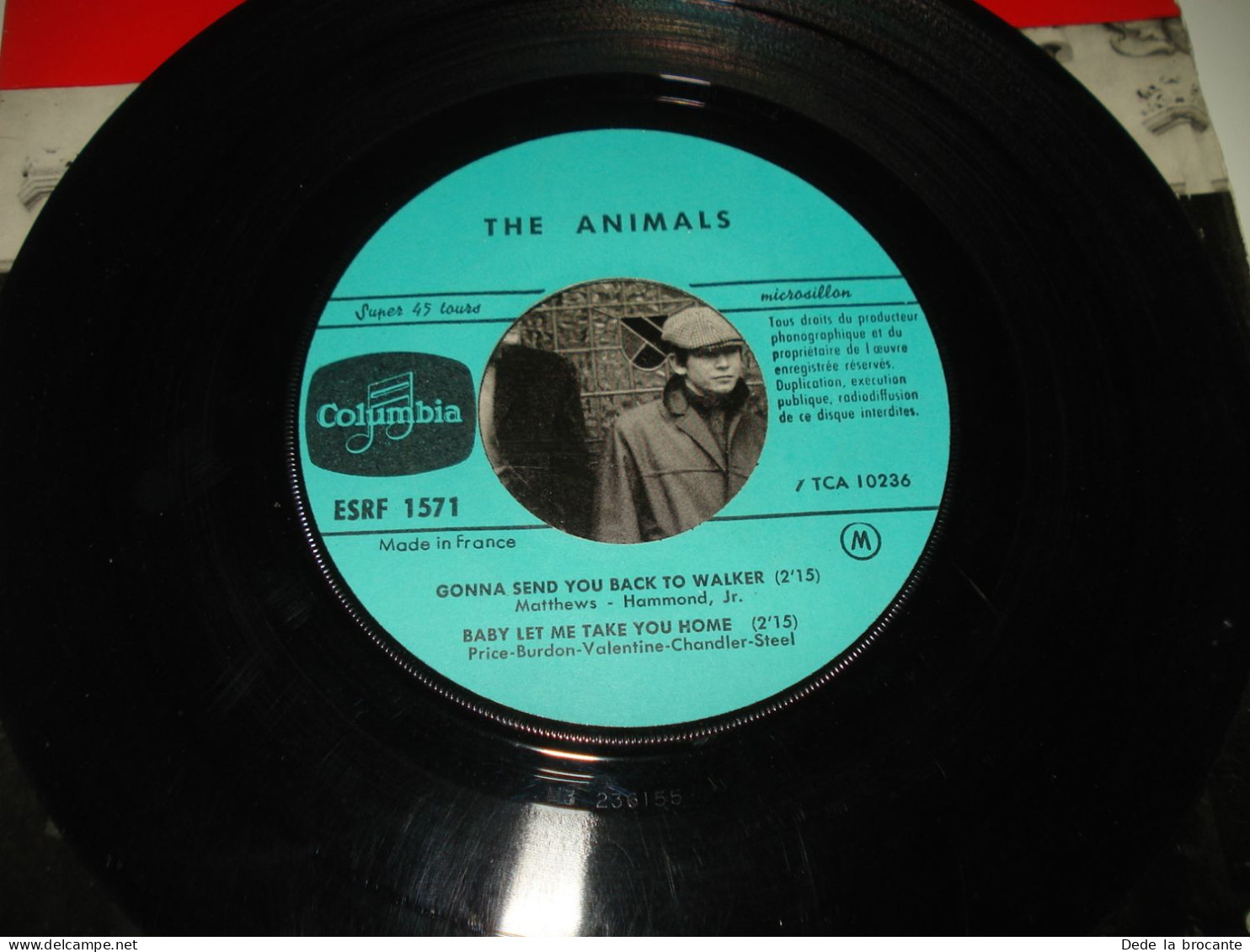 B14/  Lot De 1 SP  + 1 EP -  The Animals  - The House Of.. + I'm Crying --  VG+ - Rock