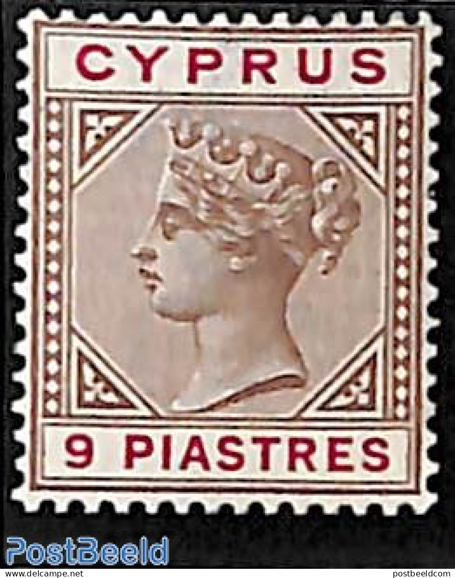 Cyprus 1894 9Pia, Stamp Out Of Set, Unused (hinged) - Unused Stamps