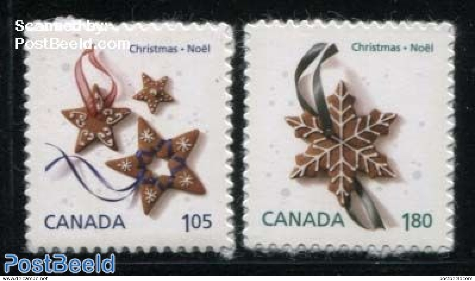 Canada 2012 Christmas 2v S-a, Mint NH, Health - Religion - Food & Drink - Christmas - Nuovi