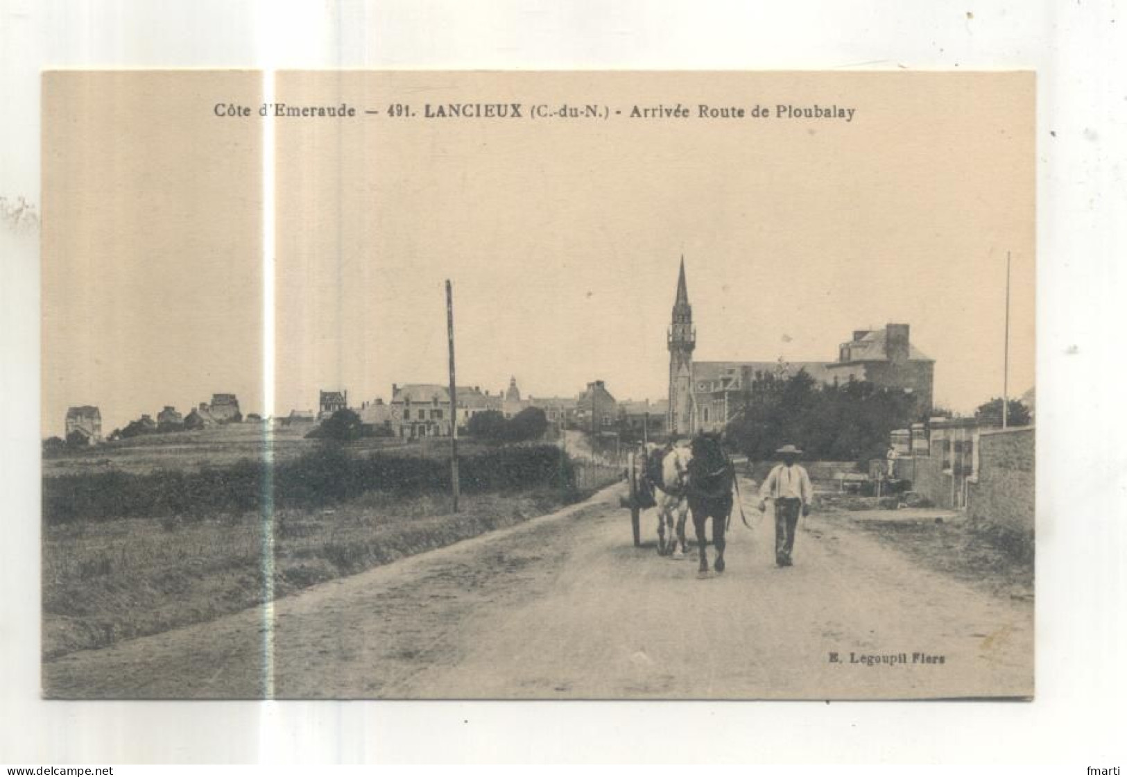 491. Lancieux, Arrivée Route De Ploubalay - Lancieux