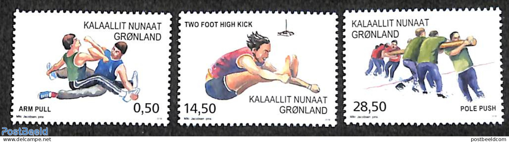 Greenland 2018 Sports 3v, Mint NH, Sport (other And Mixed) - Nuovi