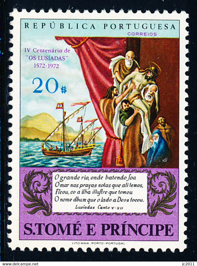 S Tomé E Príncipe - 1972 - 4th Centenary Of Publication Of The Lusiads - MNH - St. Thomas & Prince