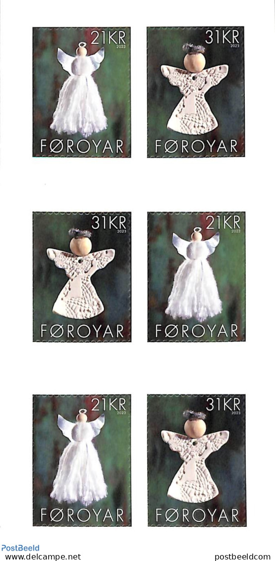 Faroe Islands 2023 Christmas Booklet S-a, Mint NH, Religion - Christmas - Stamp Booklets - Navidad