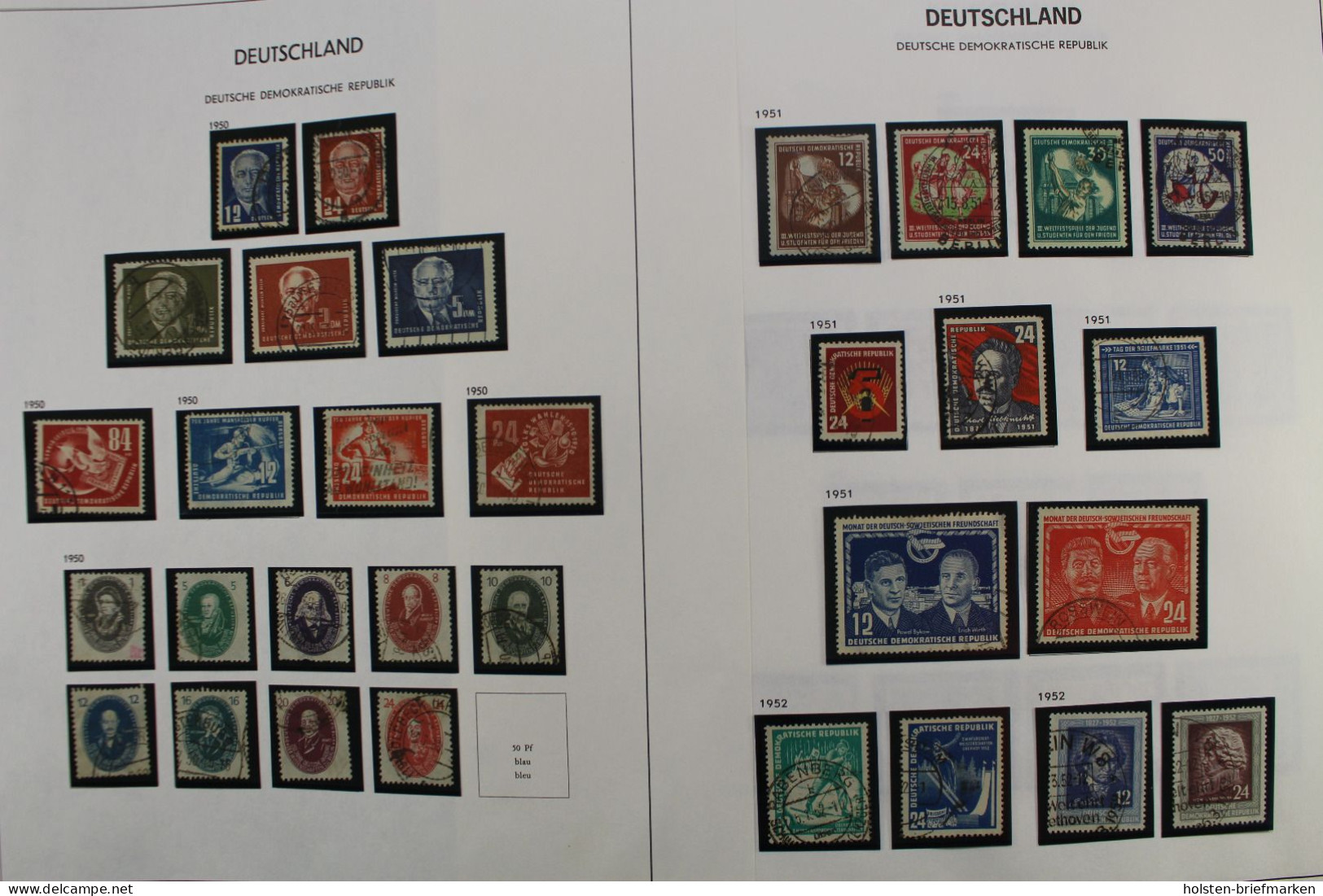 DDR 1949-1975, überwiegend Gestempelte Sammlung - Collezioni