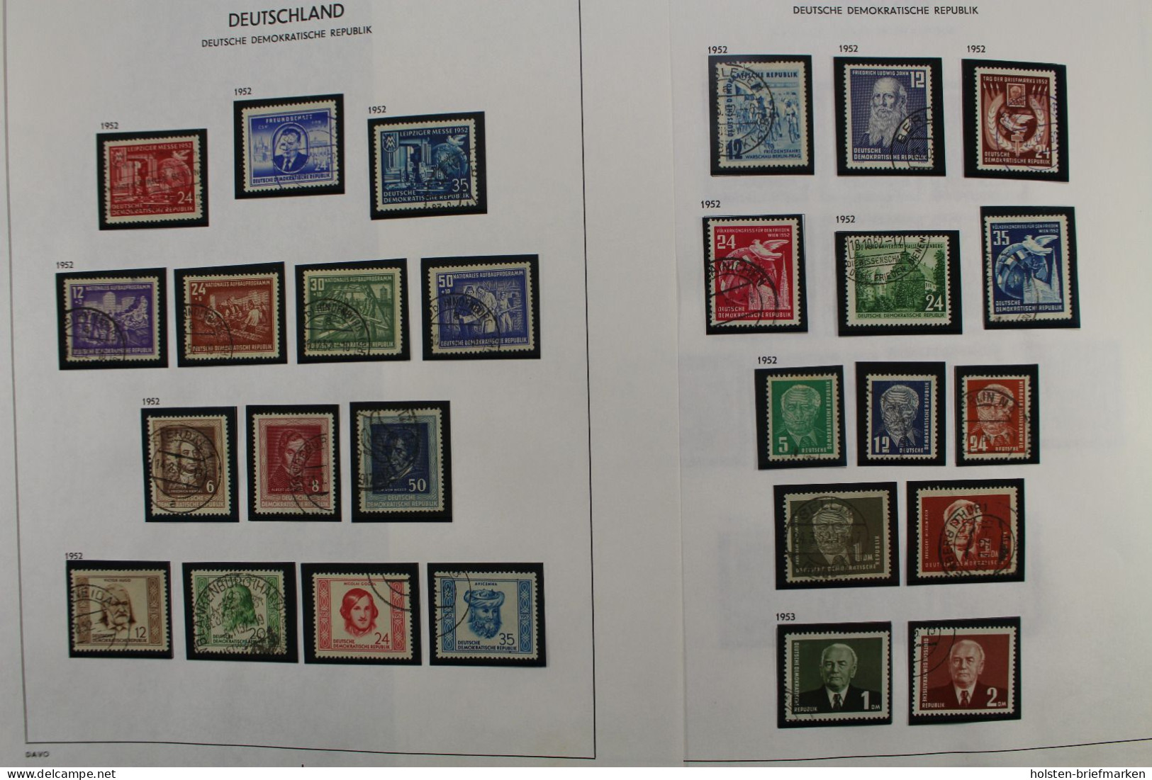 DDR 1949-1975, überwiegend Gestempelte Sammlung - Collezioni