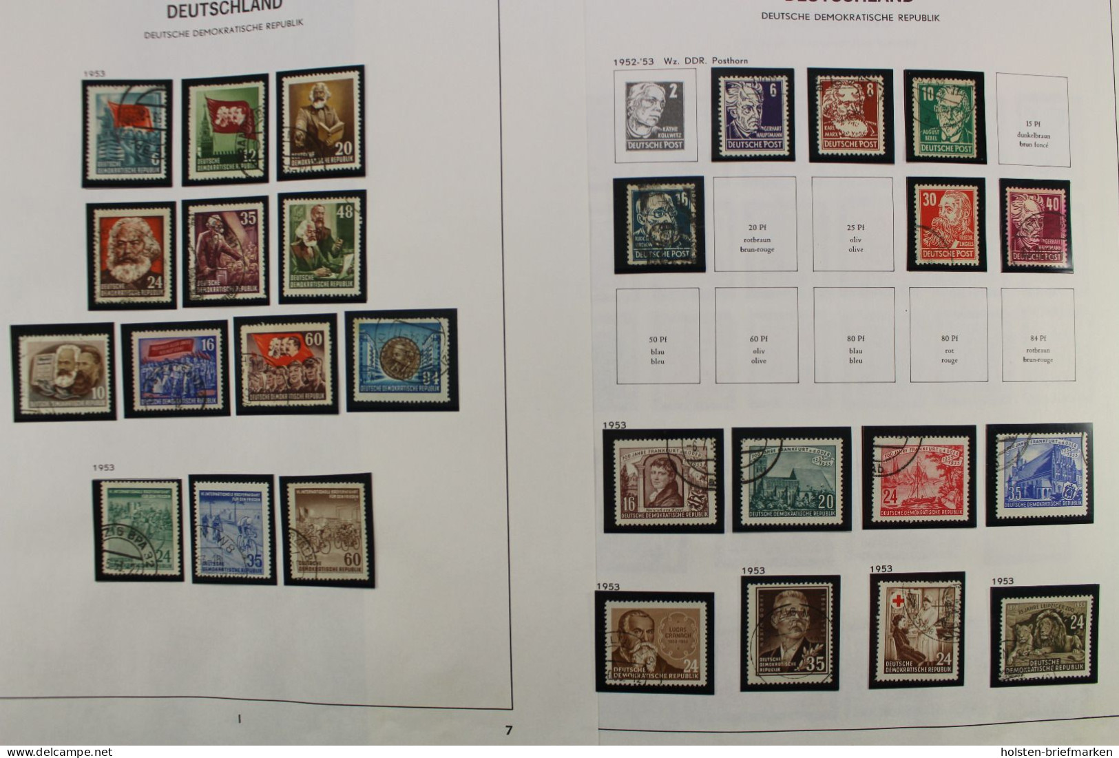 DDR 1949-1975, überwiegend Gestempelte Sammlung - Collections