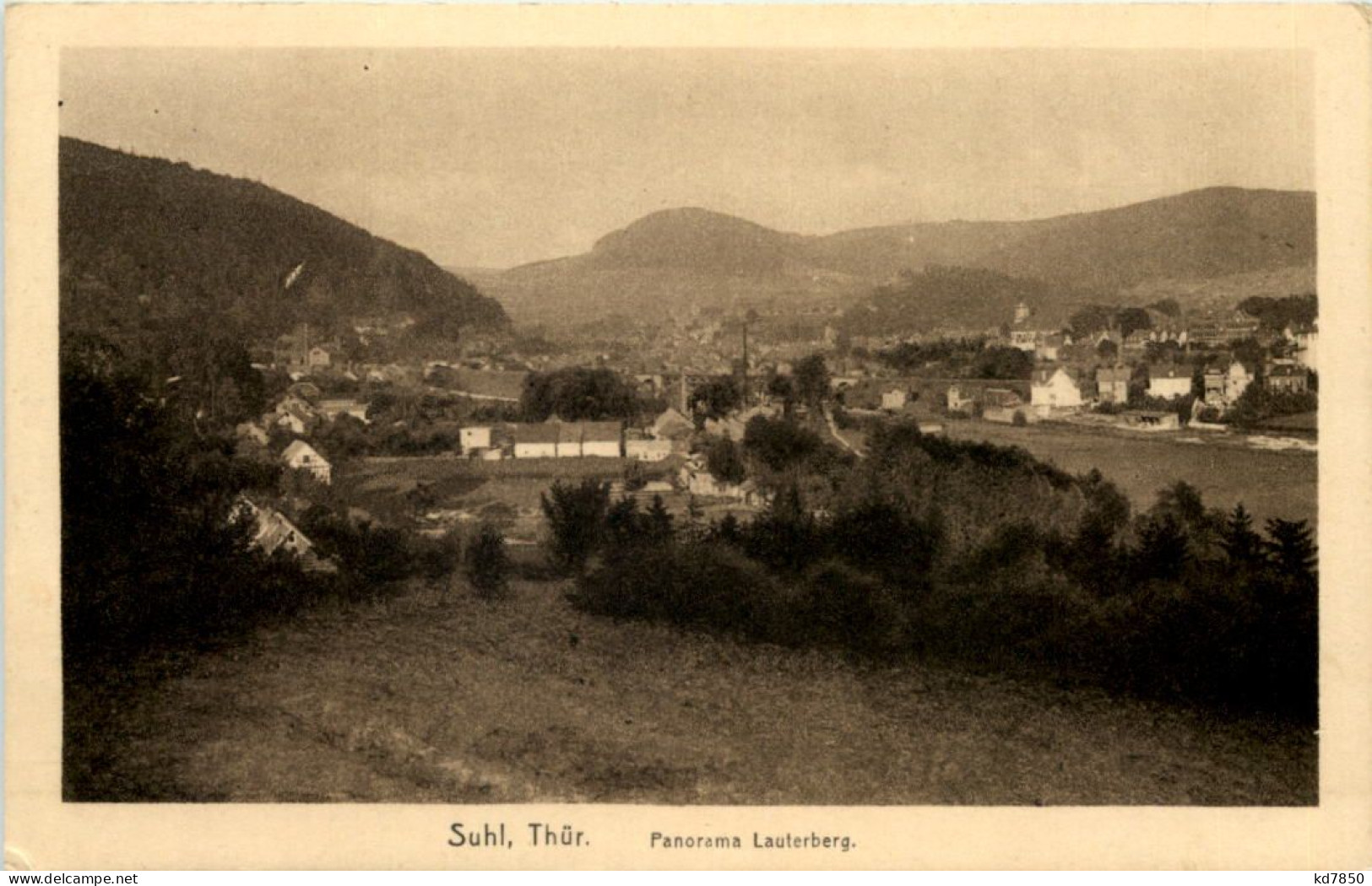 Suhl - Panorama Lauterberg - Suhl