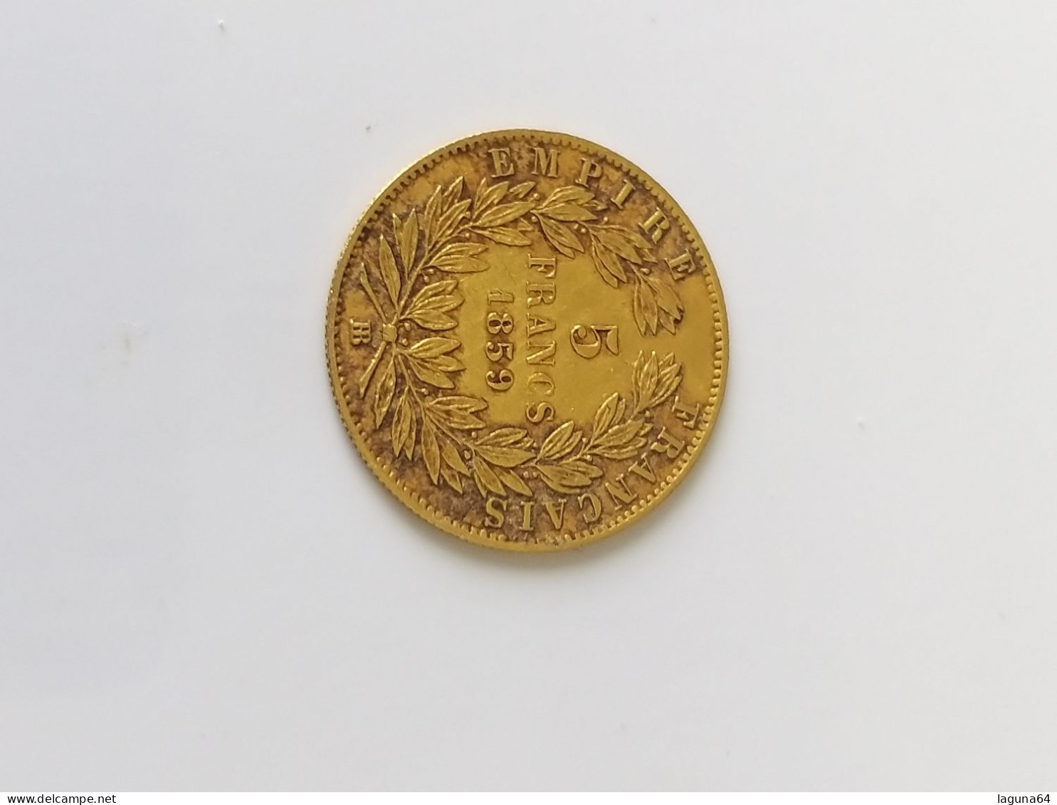 5 Francs Or Napoléon 1859 BB - 5 Francs