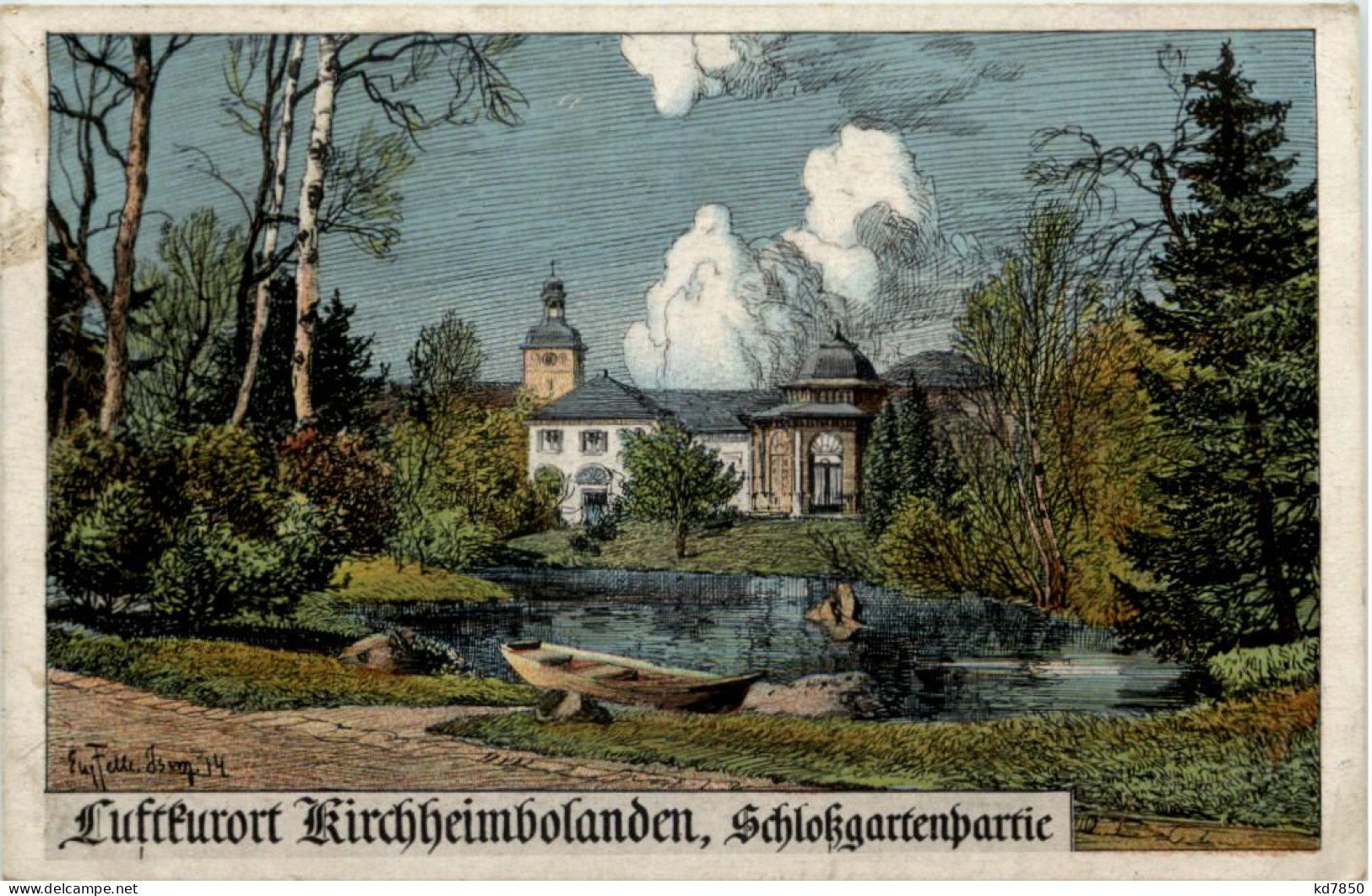 Kirchheimbolanden - Künstler-AK Eugen Felle - Kirchheimbolanden