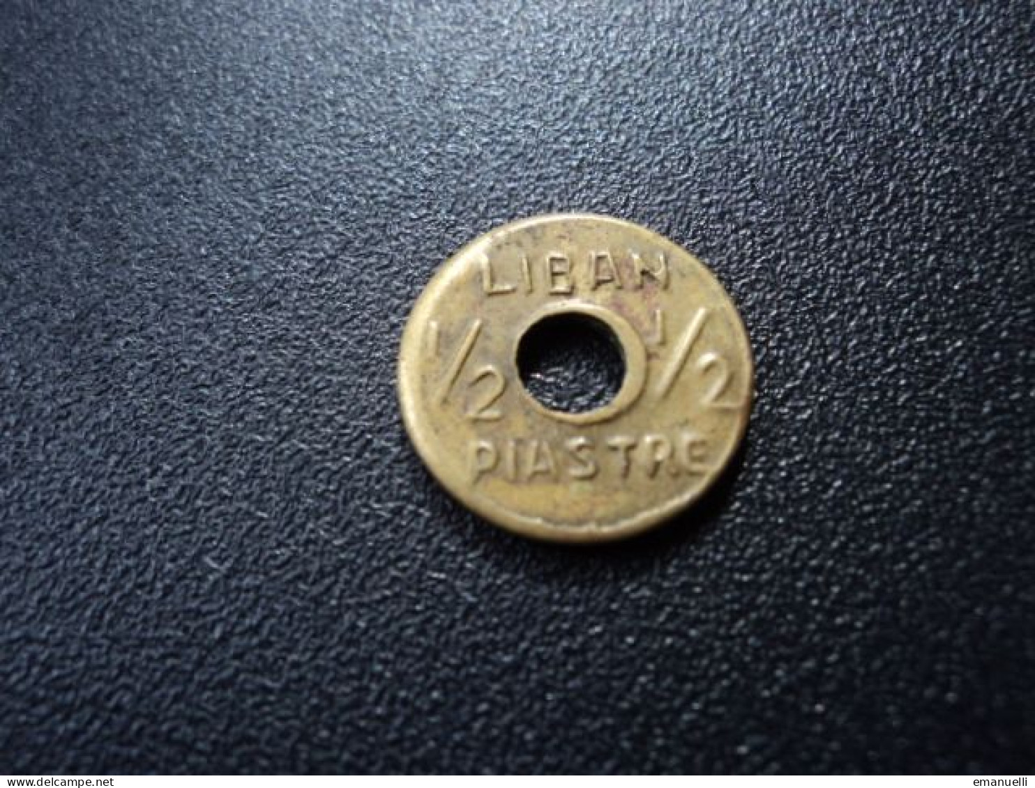 LIBAN : ÉMISSION LOCALE : 1/2 PIASTRE   ND 1945-45   G.45 / KM 11     TTB - Lebanon