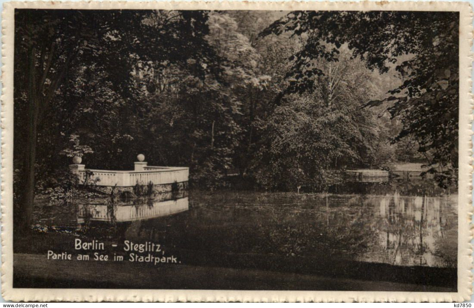 Berlin-Steglitz - Partie Am See Im Stadtpark - Steglitz