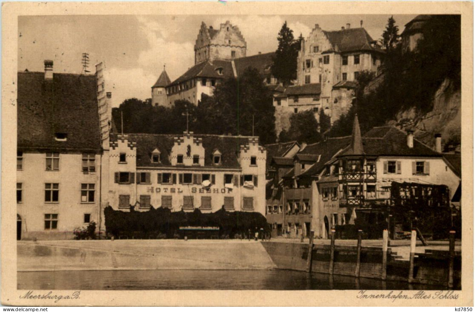 Meersburg, Innenhafen, Altes Schloss - Meersburg