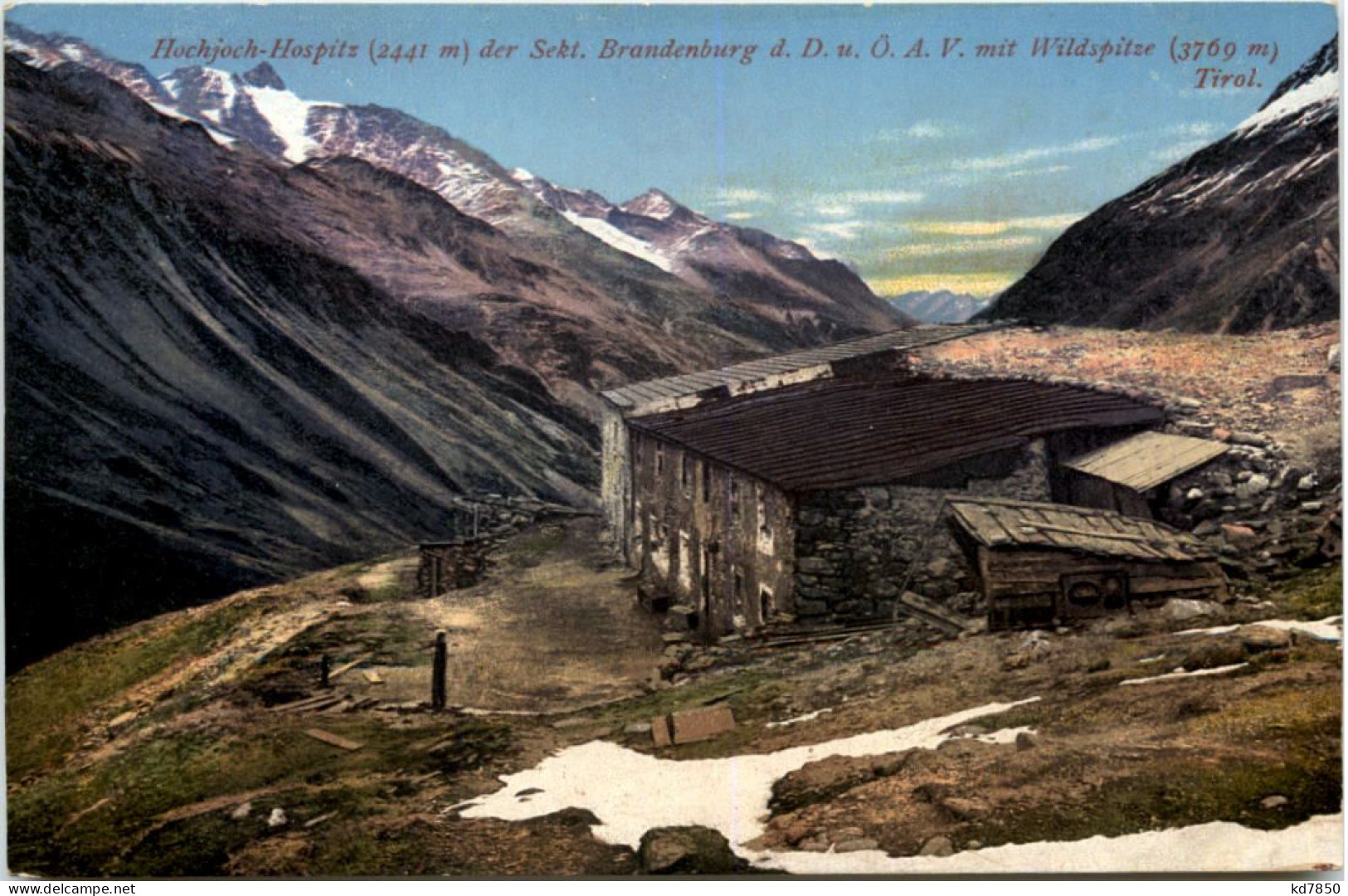 Hochjoch-Hospiz Der Sekton Brandenburg Mit Wildspitze - Imst