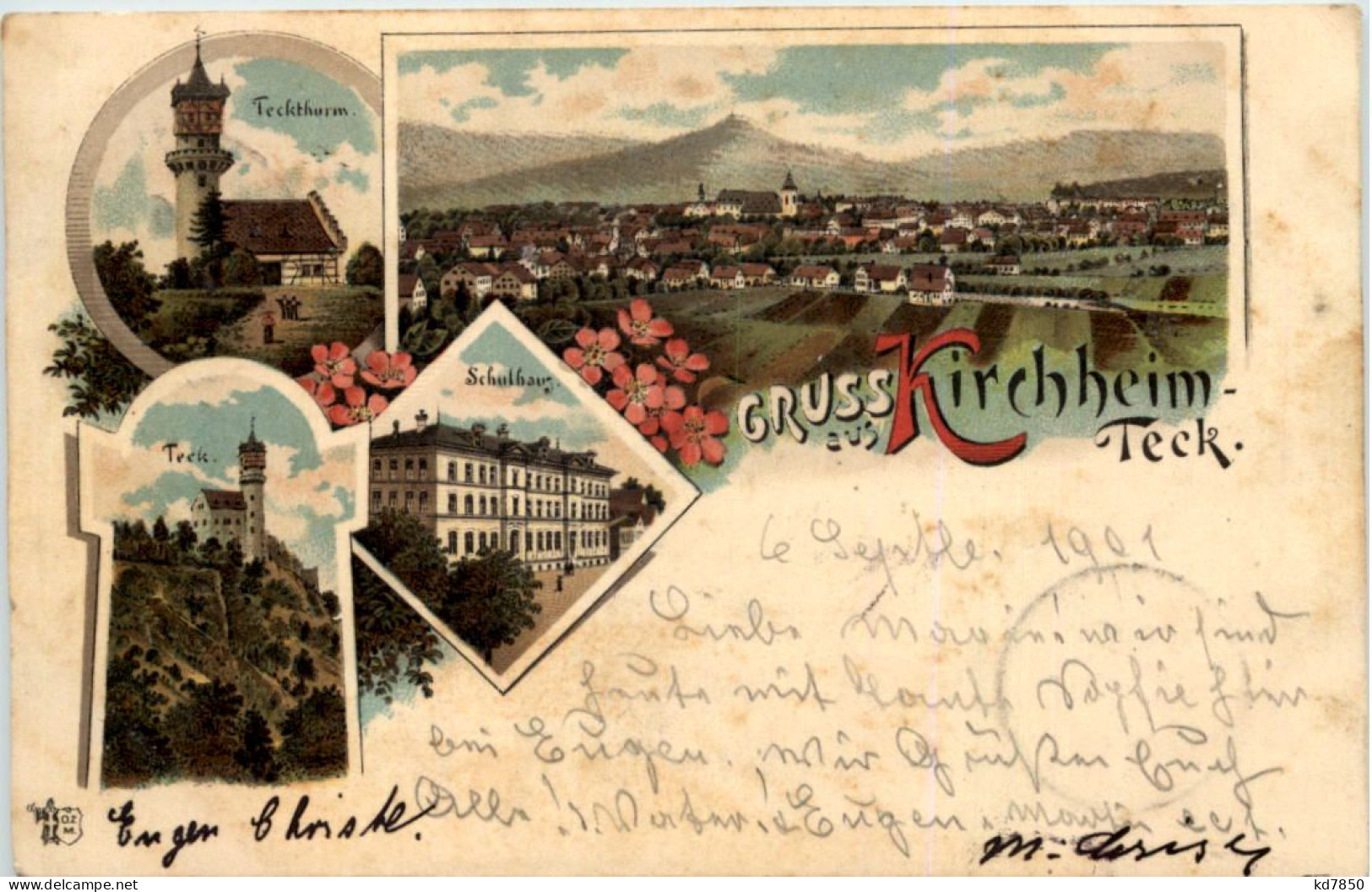 Gruss Aus Kirchheim-Teck - Litho - Kirchheim