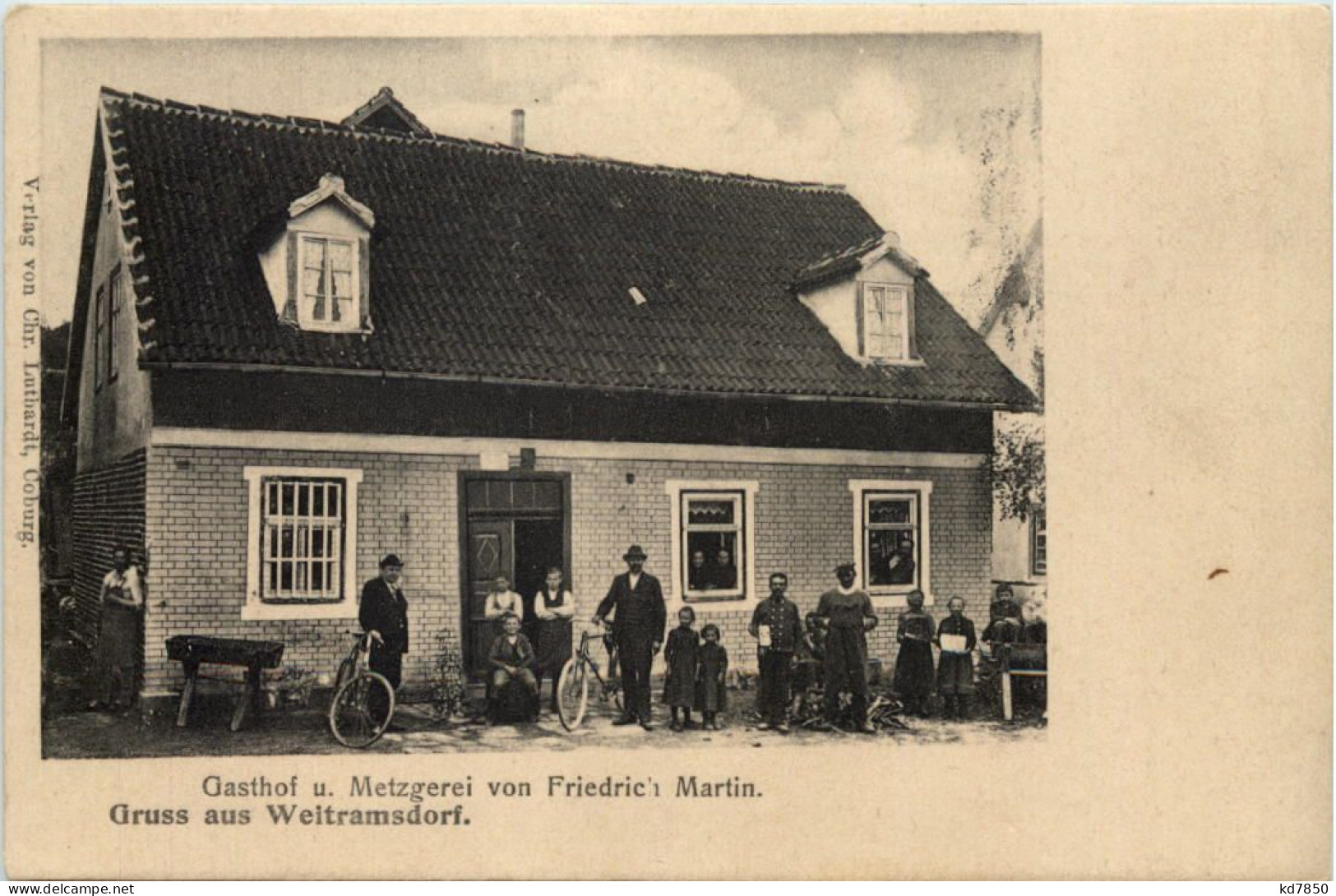 Gruss Aus Weitramsdorf - Gasthof Und Metzgerei Von Friedrich Martin - Coburg