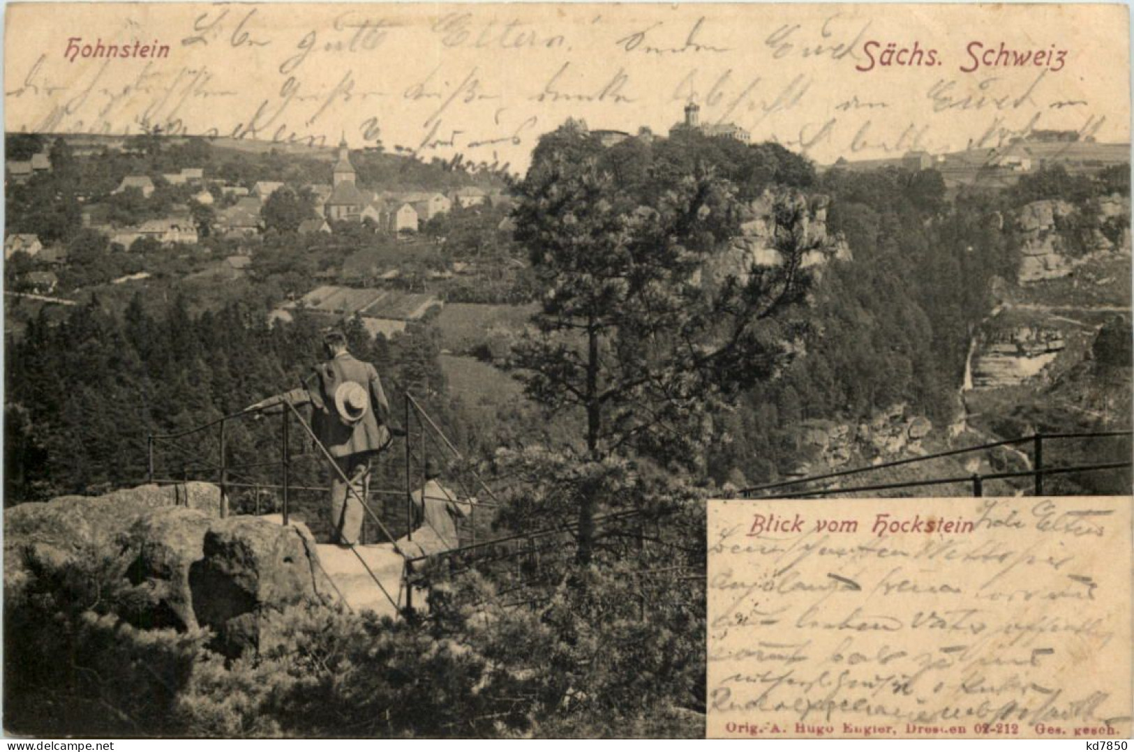 Sächs. Schweiz, Hohnstein, Blick Vom Hockstein - Hohnstein (Sächs. Schweiz)