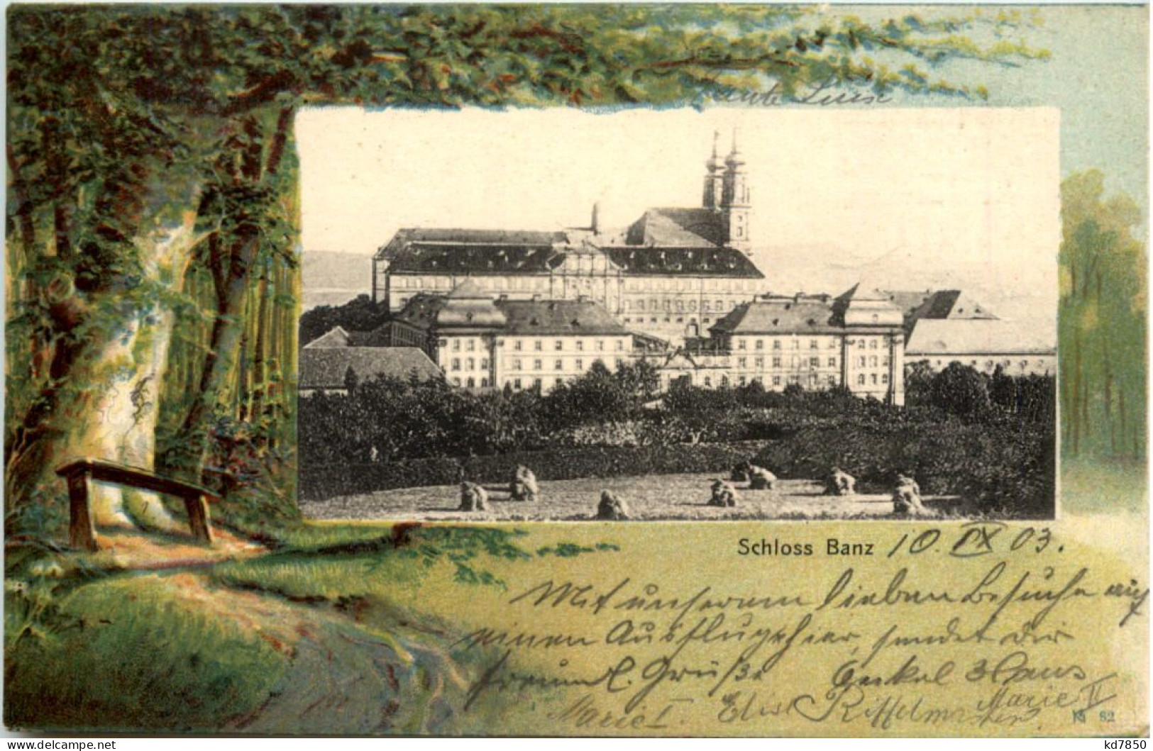 Schloss Banz - Staffelstein - Litho - Staffelstein