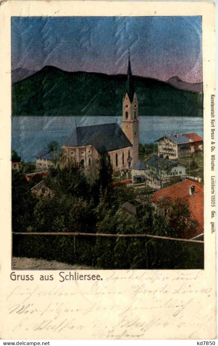 Gruss Aus Schliersee - Lunakarte - Schliersee