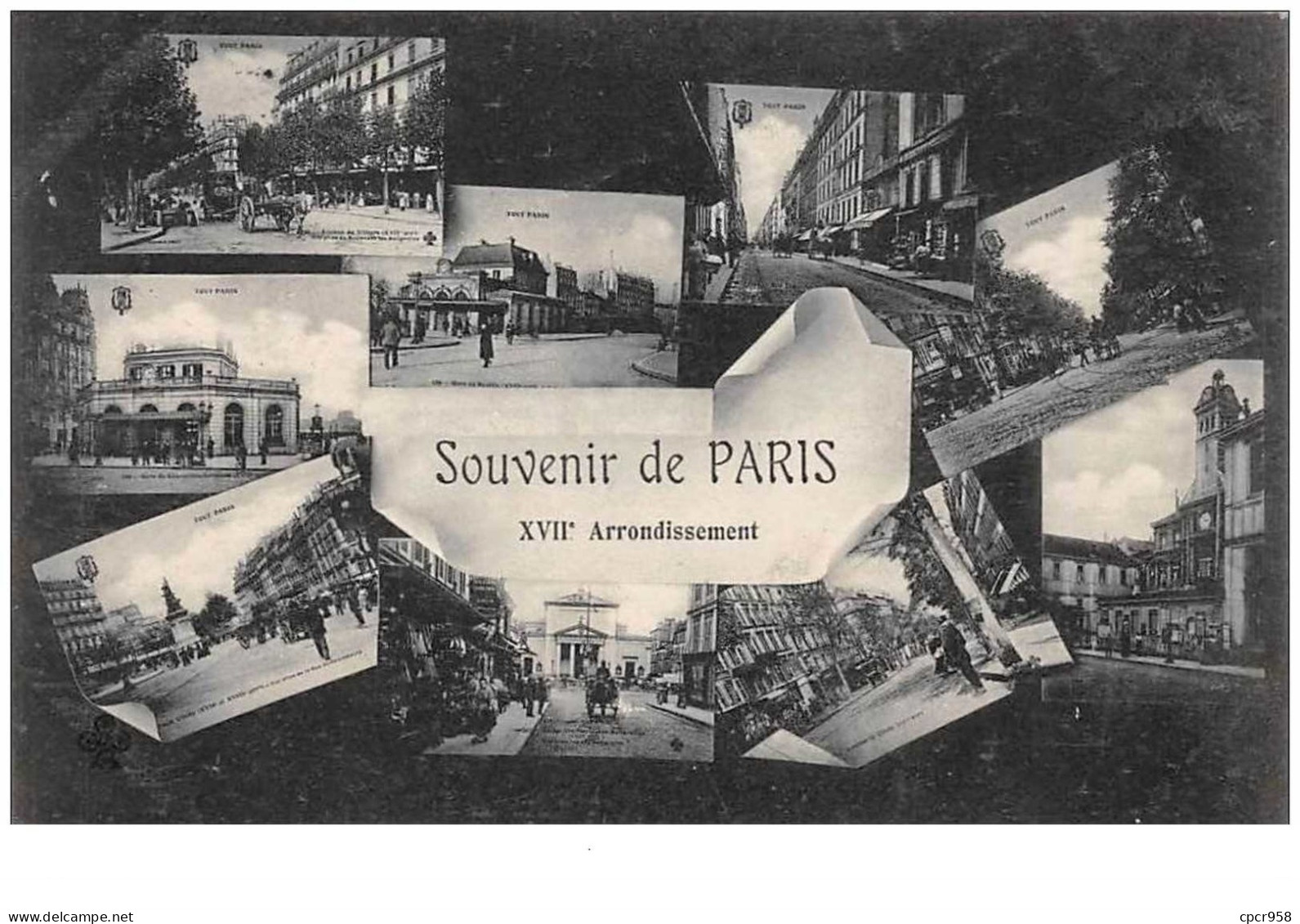 75017  . N° 45096 . Paris . Souvenir - Arrondissement: 17