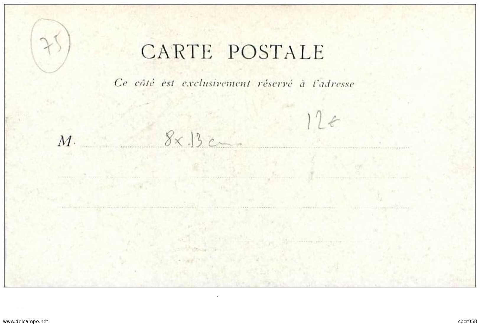 75.PARIS.n°22859.LES PETITS METIERS PARISIENS.LE MARCHAND D'ARTICLES POUR COCHER.8 X 13 CM - Petits Métiers à Paris