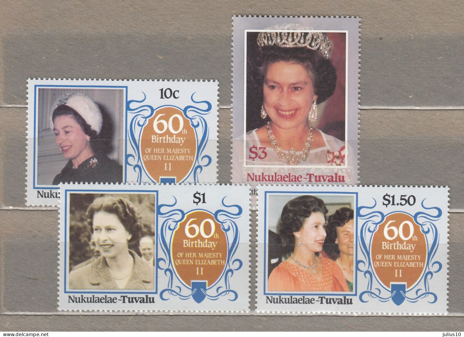 Nukulaelae Tuvalu 1986 Queen Elizabeth II Mi 75-78 MNH(**) #34096 - Tuvalu