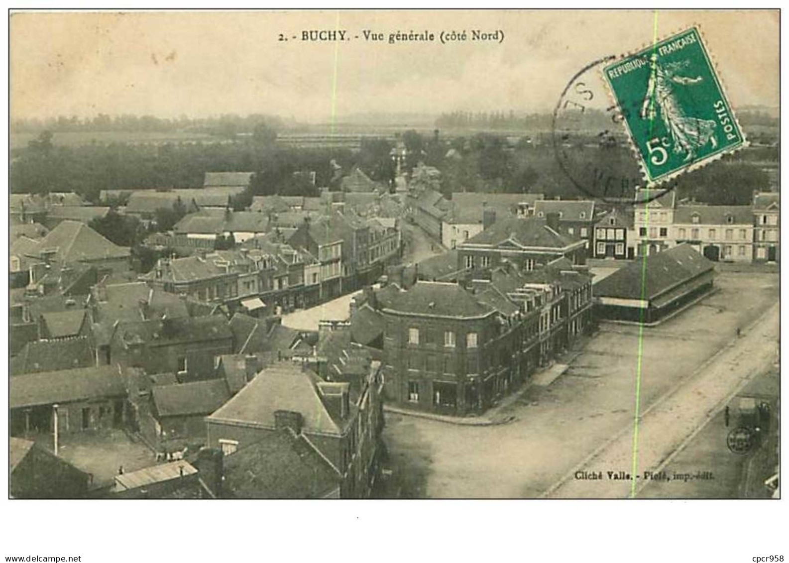 76.BUCHY.n°4767.VUE GENERALE (COTE NORD) - Buchy