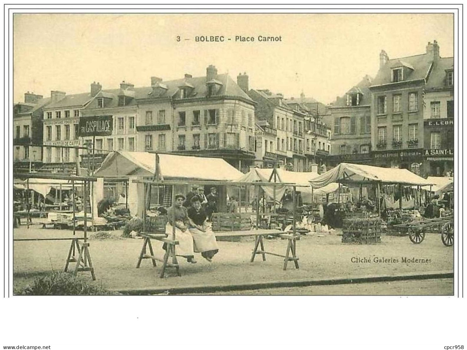 76.BOLBEC.PLACE CARNOT.MARCHE - Bolbec