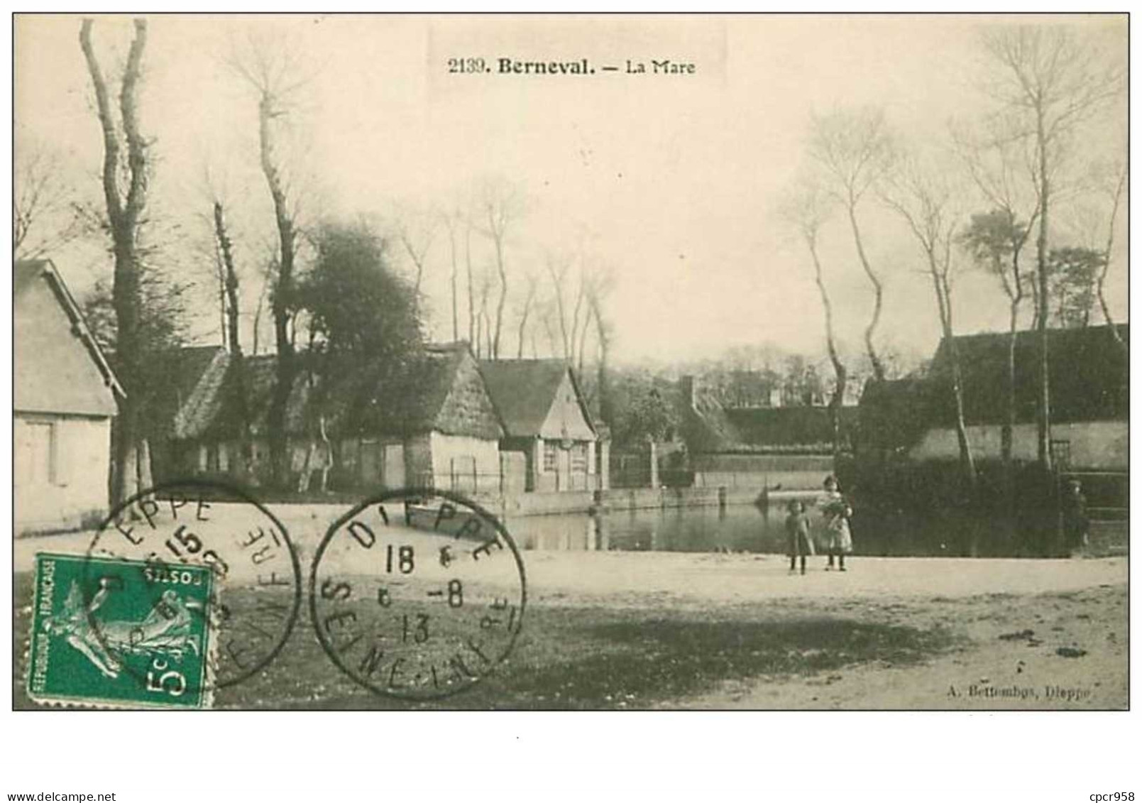 76.BERNEVAL.n°103.LA MARE.RARE - Berneval