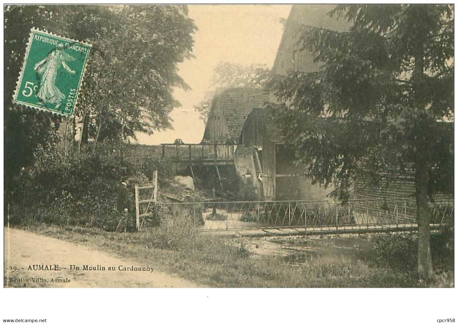 76.AUMALE.n°21915.UN MOULIN AU CARDONNOY - Aumale