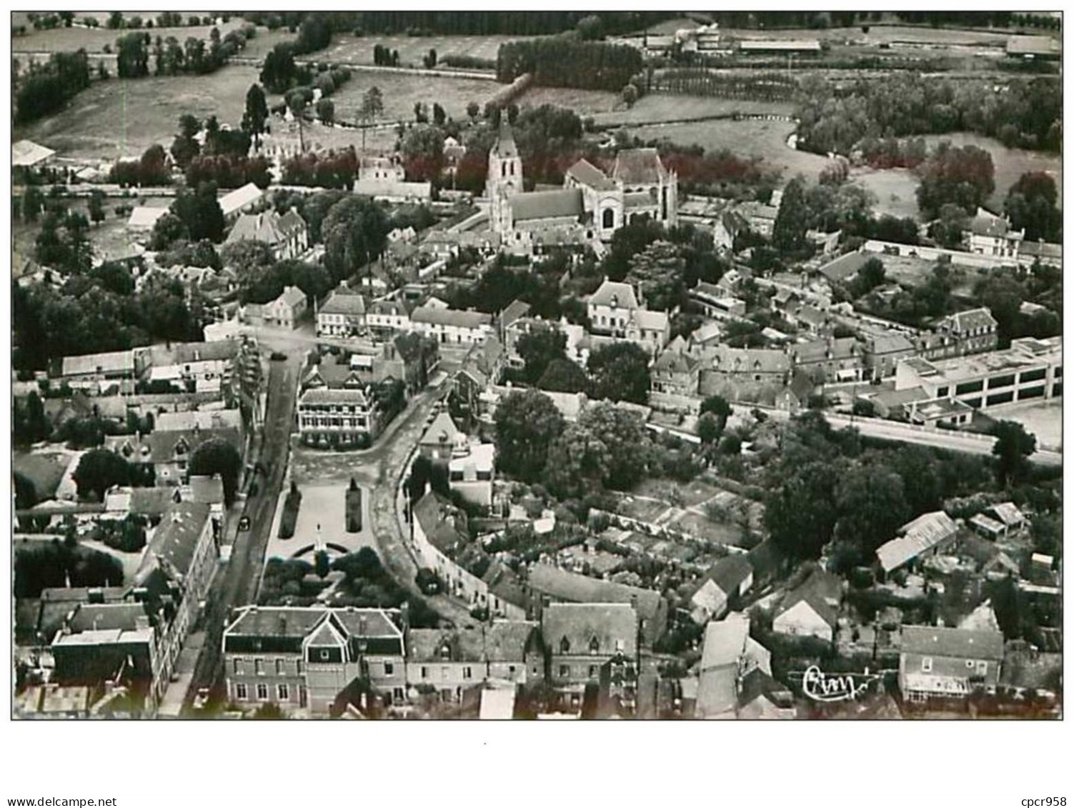 76.ARQUES LA BATAILLE.n°55.VUE AERIENNE.RARE.CPSM - Arques-la-Bataille