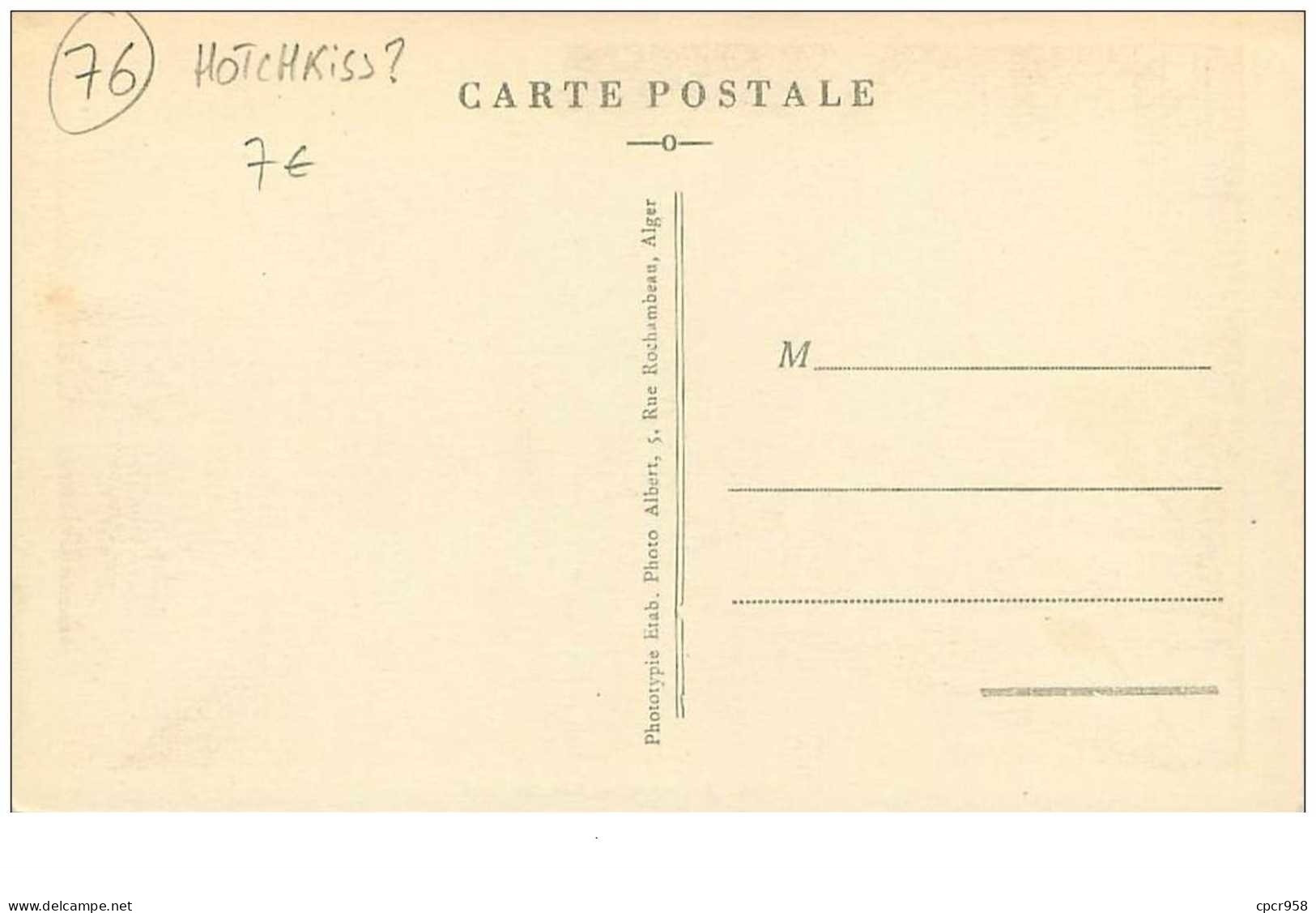 76. N° 33639.aumale.rue Centrale.hotchkiss.voiture? - Aumale