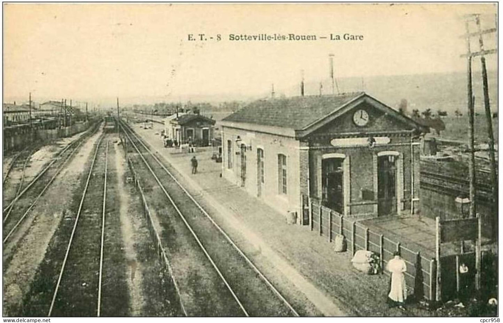 76.SOTTEVILLE LES ROUEN.LA GARE - Sotteville Les Rouen