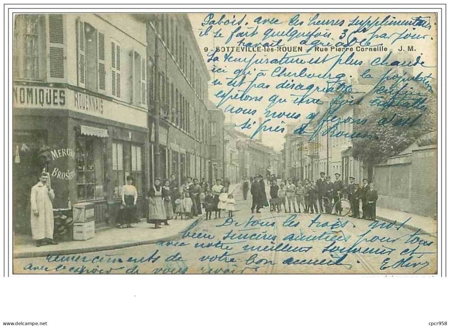 76.SOTTEVILLE LES ROUEN.RUE PIERRE CORNEILLE.MERCERIE BROSSERIE - Sotteville Les Rouen