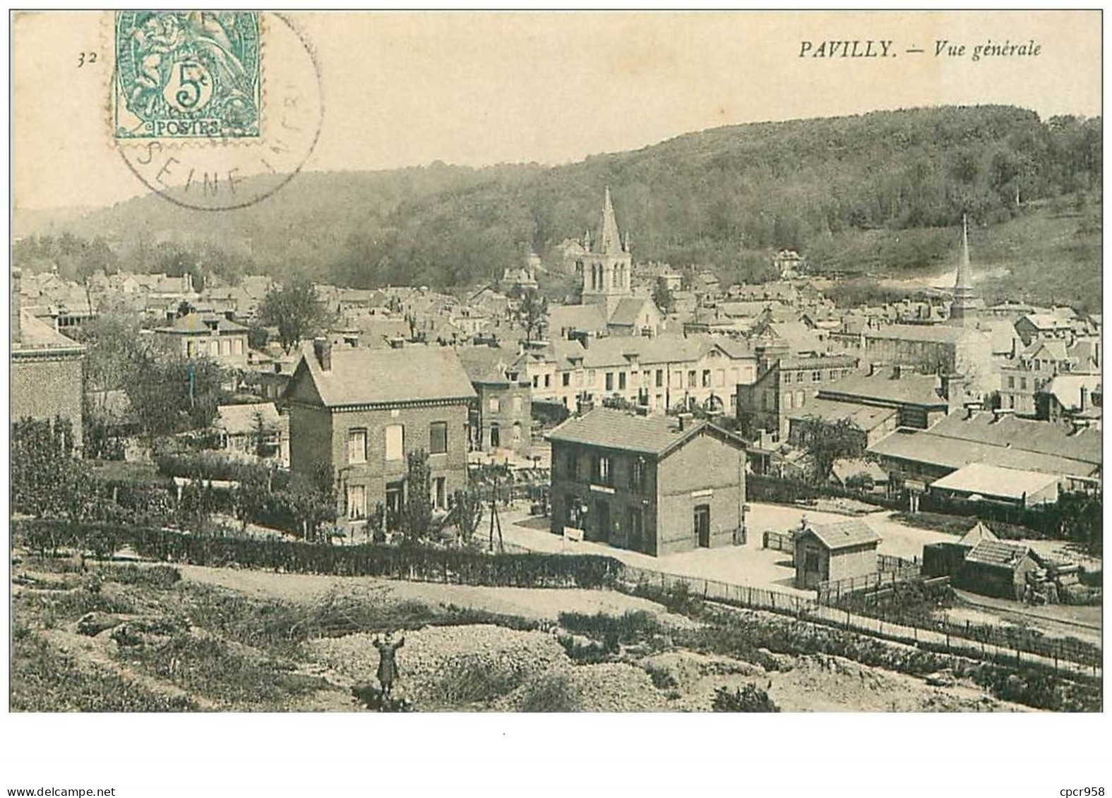 76.PAVILLY.n°17539.VUE GENERALE - Pavilly