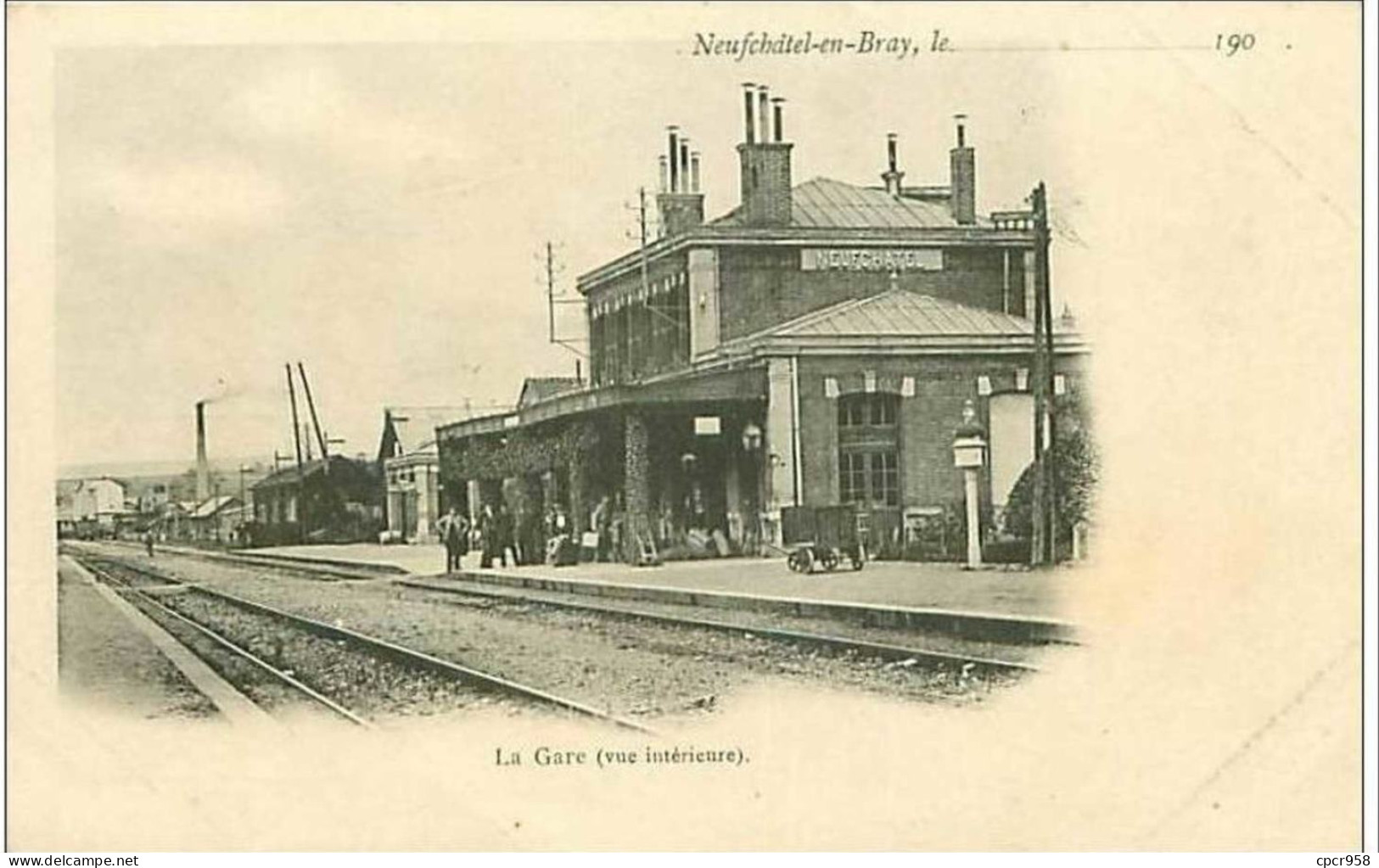 76.NEUFCHATEL EN BRAY.LA GARE (VUE INTERIEURE) - Neufchâtel En Bray