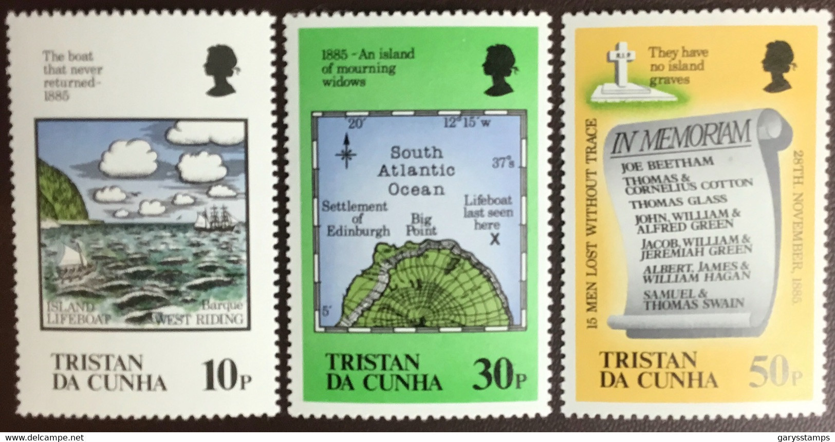 Tristan Da Cunha 1985 Loss Of Lifeboat MNH - Tristan Da Cunha