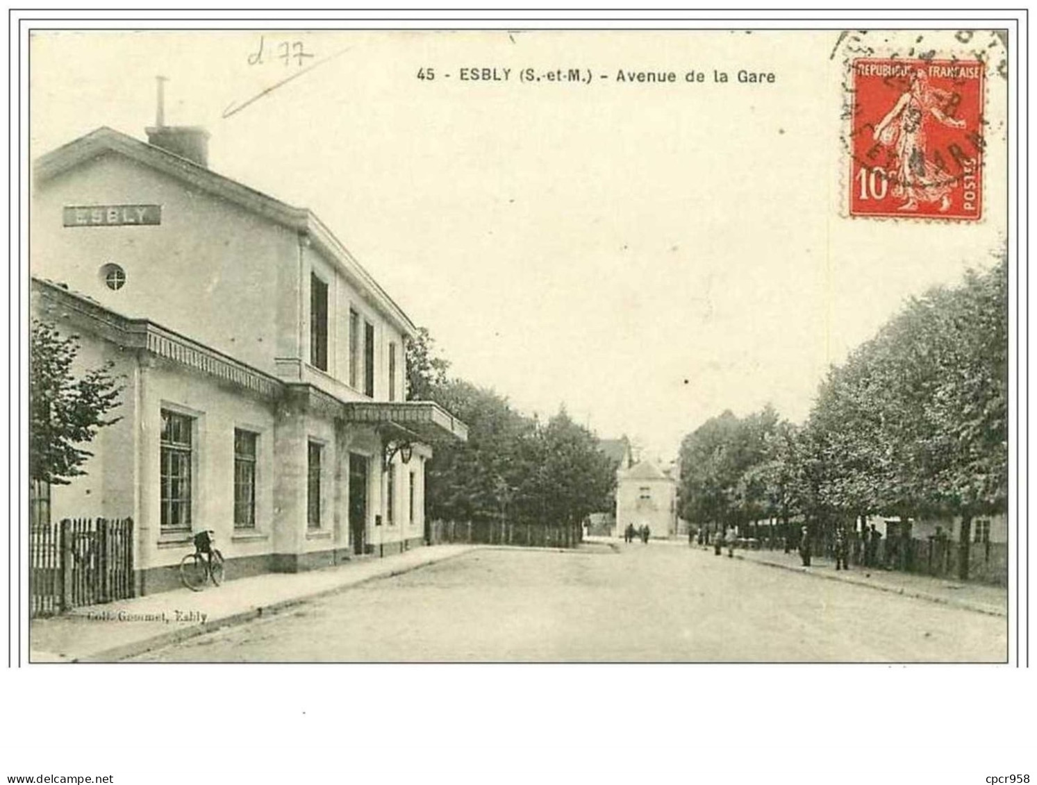 77.ESBLY.AVENUE DE LA GARE - Esbly