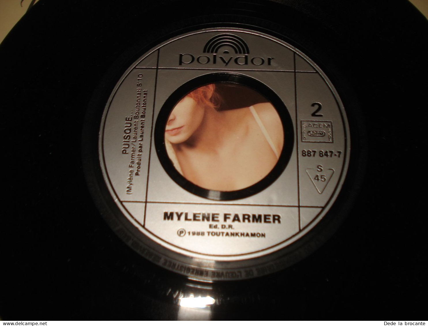 B14/  Lot De 2 SP  -  Mylene Farmer  - Sans Contre Façon + Pourvu Qu'elle..  N.M - Disco, Pop