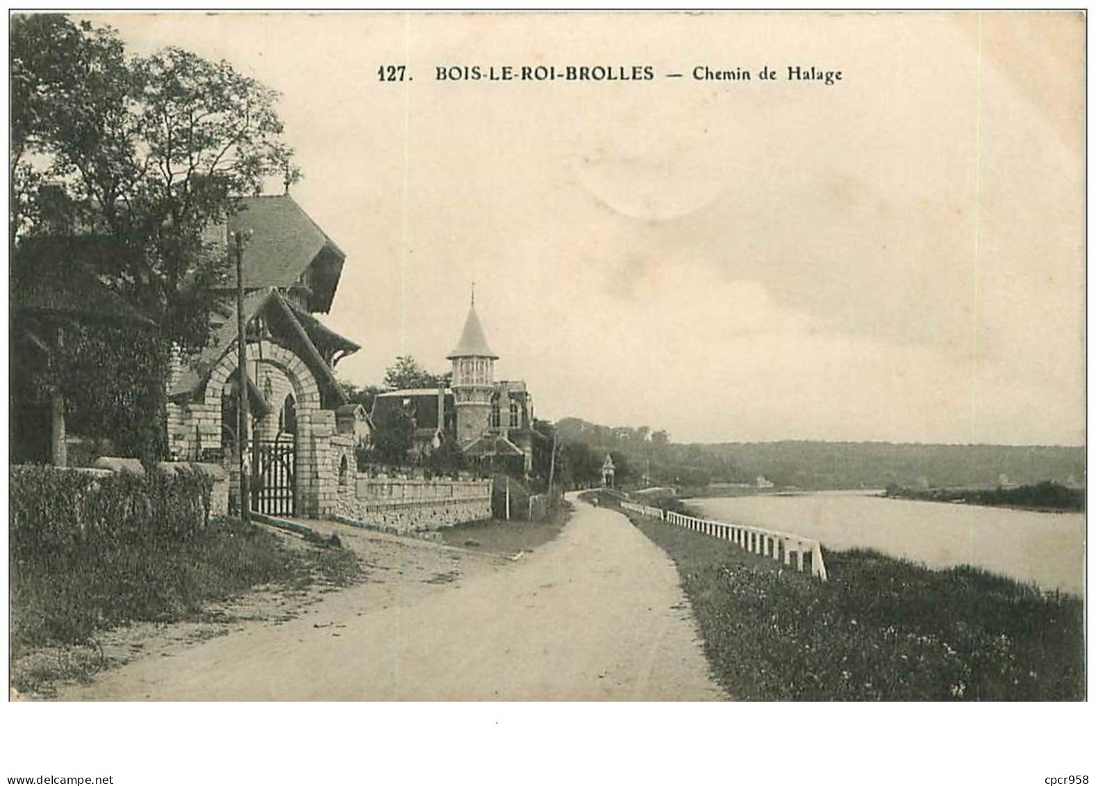 77.BOIS LE ROI-BROLLES.n°10571.CHEMIN DE HALAGE - Bois Le Roi