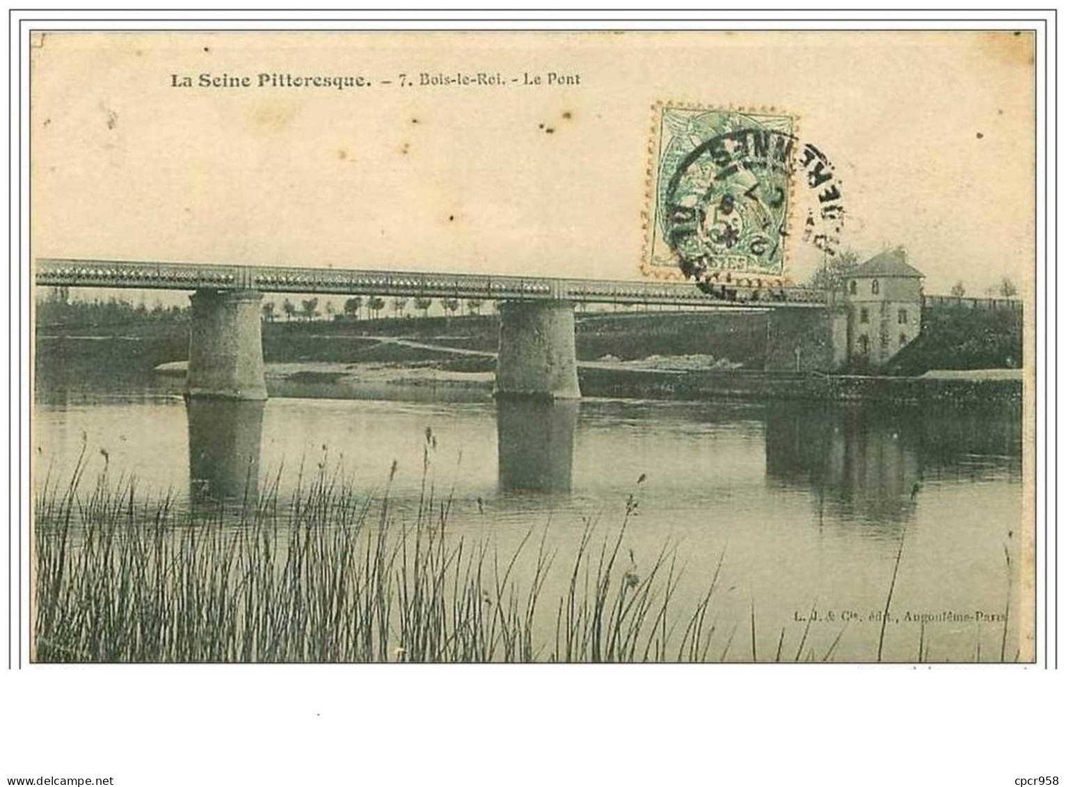 77.BOIS LE ROI.LE PONT.TACHES - Bois Le Roi